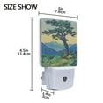 thumbnail image 4 of Yayeee LED Night Light for The Home Plug in With Light Sensors 2 Pack, Retro Mountain, 4 of 6