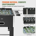 thumbnail image 2 of VEVOR Foosball Table, 55 inch Standard Size Foosball Table, Indoor Full Size Foosball Table for Home, Soccer with Foosball Table Set, Includes 4 Balls and 4 Cup Holders, 2 of 9