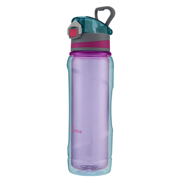 bubba Flo Duo Insulated Plastic Water Bottle with Chug Lid Pink