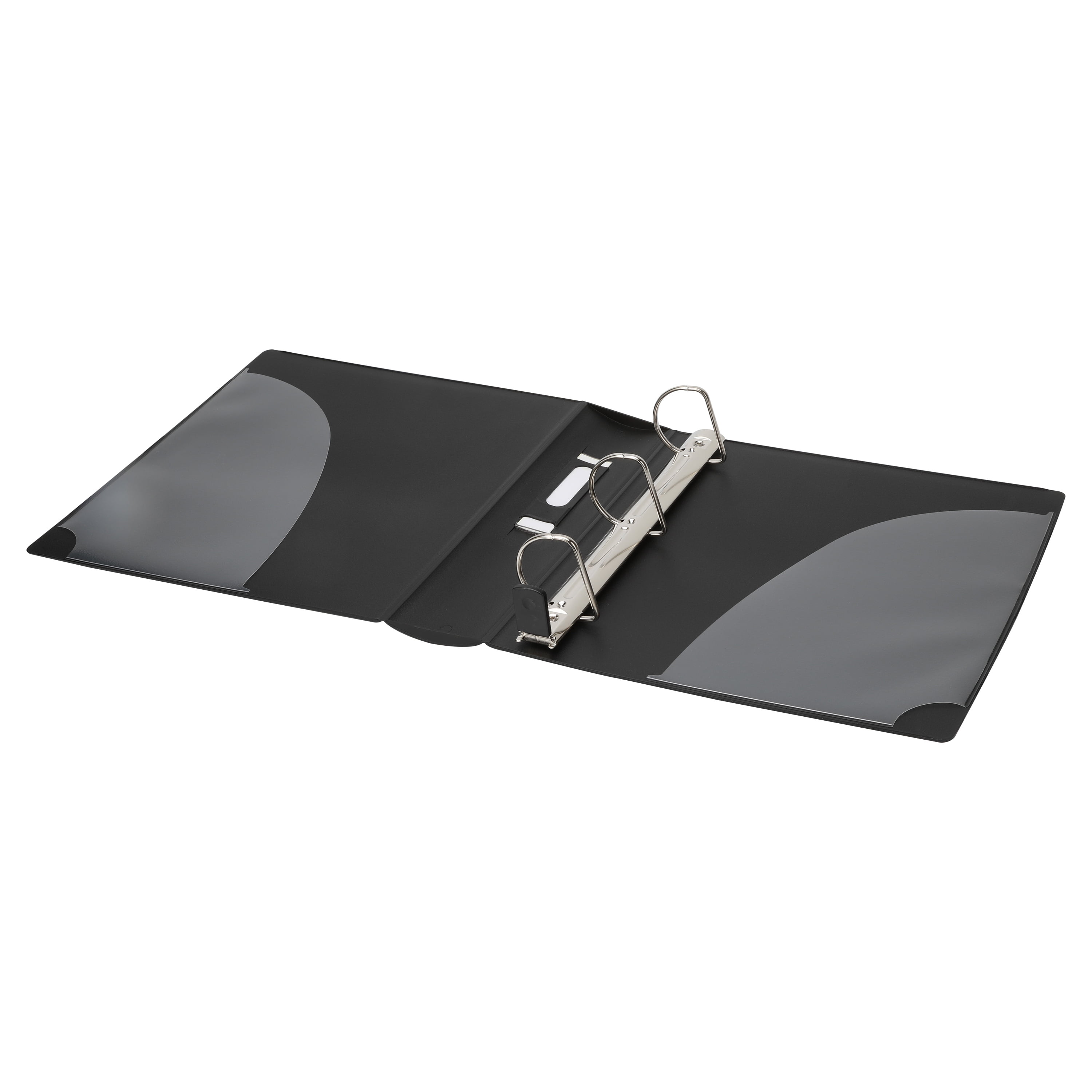 (2 pack) Exceed 2 inch 3-Ring Heavy Duty Binder, Slant Ring, Black