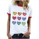 thumbnail image 2 of Fiudx Ofertas Del Día Camiseta con Estampado de Moda Informal para Mujer, Top de Manga Corta con Cuello Redondo, 2 of 4