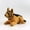 D, variant on JilgTeok Home Essential Clearance Car Dashboard Ornament Dog Shaking Head Cute Animal Car Interior Decoration Resin Auto Decor for Dashboard Desk Coffee Table(6.5*3.35*3.62in)