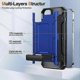 thumbnail image 4 of Mobile Phone Cases For iPhone 15 Pro Matte Holder Phone Case(Dark Blue), 4 of 5