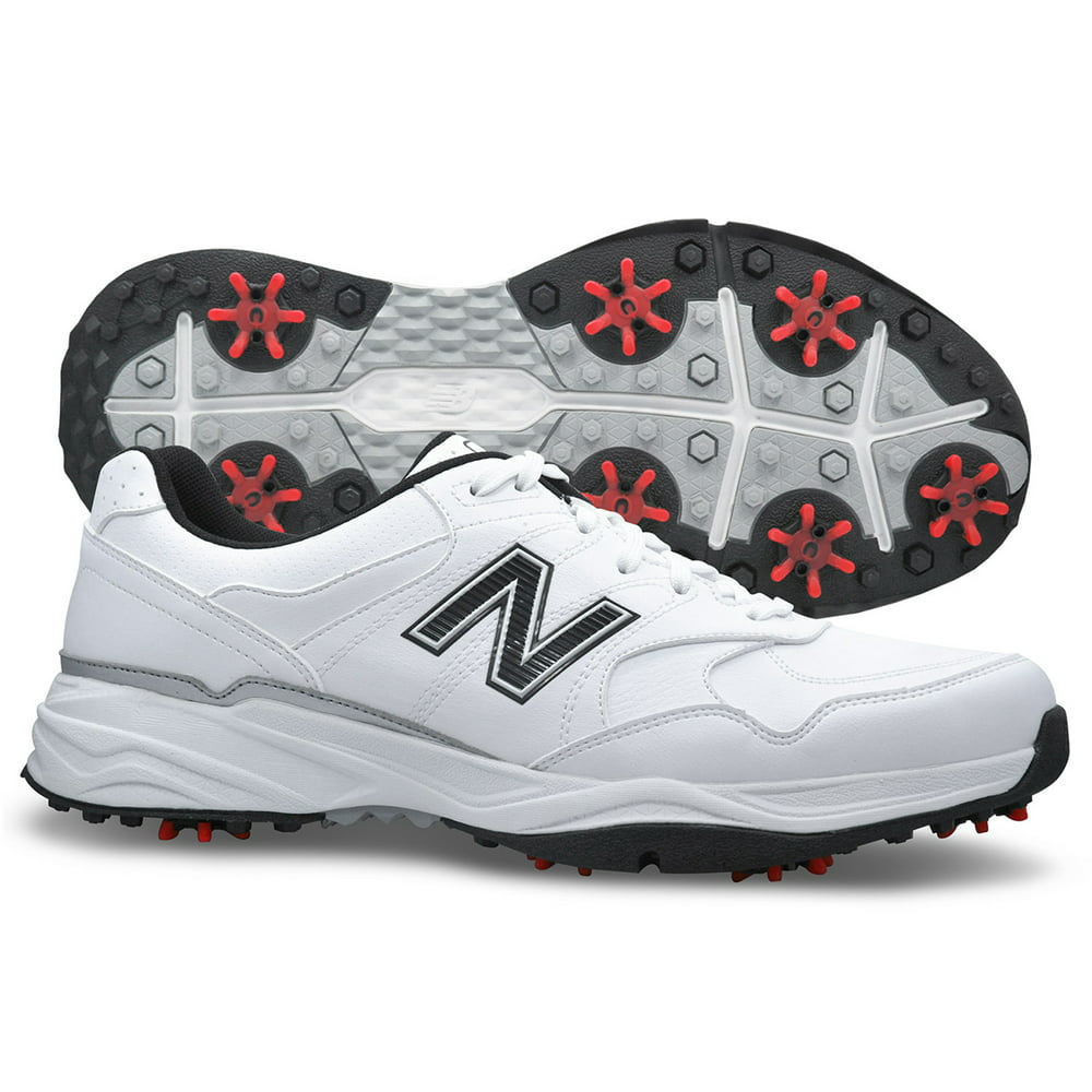 New Balance - New Balance Men's NBG1701 Spiked Golf Shoes White/Black 9 ...