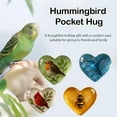 thumbnail image 4 of ZOUBAOQ Hummi ngbird Pocket Hug, Mini Acrylic Pockets Hugs Card Comfort with Heart, 4 of 8