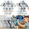 thumbnail image 2 of RC Robot Toys, Gesture Sensing Remote Control Robot Toys for Kids, Intelligent Programmable RC Smart Robot with Walking Singing Dancing, 2 of 6