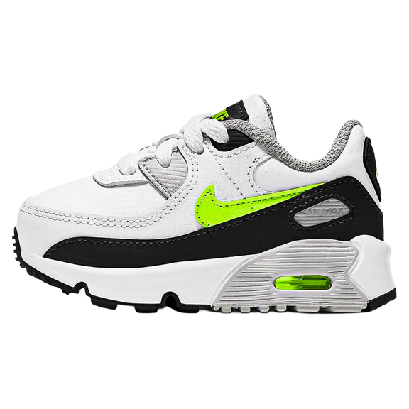NIKE TODDLER Air Max 90 TD "White Hot Lime" CD6868 109 CD6868 109 from Stadium Goods