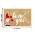 thumbnail image 3 of TIELUTT Envelope Heart Shaped Floor Mat for Valentine's Day Anniversary Wedding Proposal Soft Knit Throw Floor Rug 5x 7 Rug Fuzzy Area Rugs for Living Room Lap Throws, 3 of 6