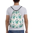thumbnail image 2 of Kdxio Hello Summer Print Drawstring Backpack Bag,Waterproof Draw String Back Sack, Gym Drawstring Bags Swim Bag For Unisex, 2 of 9