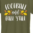 thumbnail image 2 of Instant Message - Football and Fall Y'all Short Sleeve Graphic T-Shirt, 2 of 5