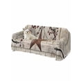 thumbnail image 2 of Texas Star Vintage Couch Cover, Brown Retro Berry Beige Wooden Sofa Cover Blanket for Loveseat Couches, Sectional Sofa Slipcover Furniture Protector for Living Room Bedroom 71''x118'', 2 of 9