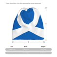 thumbnail image 5 of Womens Scottish Flag Slouchy Beanie Cap Headwear Hat Turban, 5 of 7