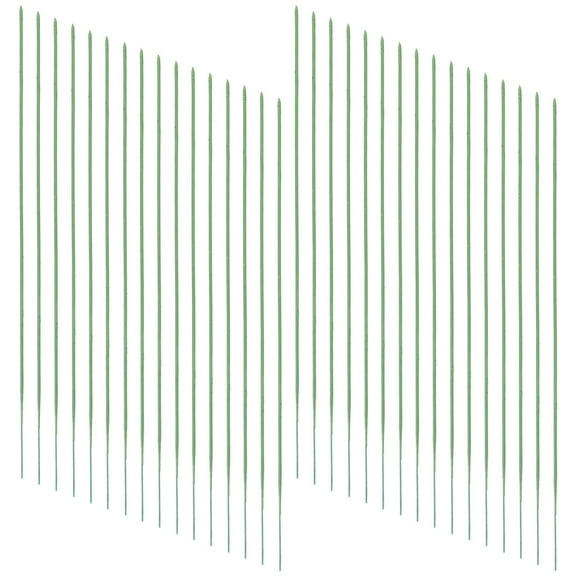 GAXIRE 50 Pcs Plastic Flower Support Rods for Wedding Decorations, Craft Making, Floral Arrangements and Bouquet Stems