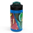 thumbnail image 3 of Zak Designs 16 oz Blue, Yellow and Black Plastic Water Bottle with Straw and Wide Mouth Lid, 3 of 3