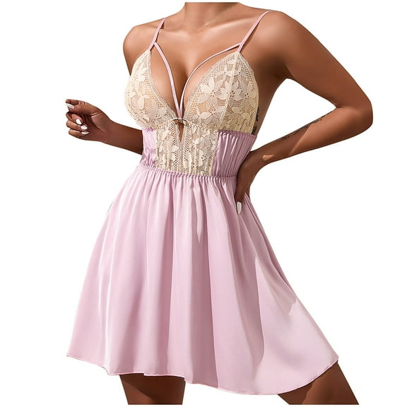 Sleepwear for Women Sexy Babydoll Lingerie for Women Pushup