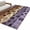 Purple, variant on Aqua Brown Large Area Rugs for Bedroom Living Room, Soft Non Slip Carpet Bedside Rug, Rustic Farmhouse Dog Paw Vintage Rectangular Floor Cover Kitchen Accent Rug 2'x6' for Dining Room/Office