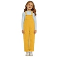 thumbnail image 4 of Mercatoo Overalls for Girls Straight Leg 𝗣reppy Trendy Harem 𝗗ungarees Pants School 𝗨niforms Spring Casual Cute Jumpsuit, 4 of 7