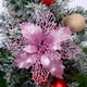 thumbnail image 5 of Christmas Flowers Powder Hollow Flower Christmas Decoration Xmas Tree Hanging Ornaments Garland Pendant New Year Home Decor, 5 of 5