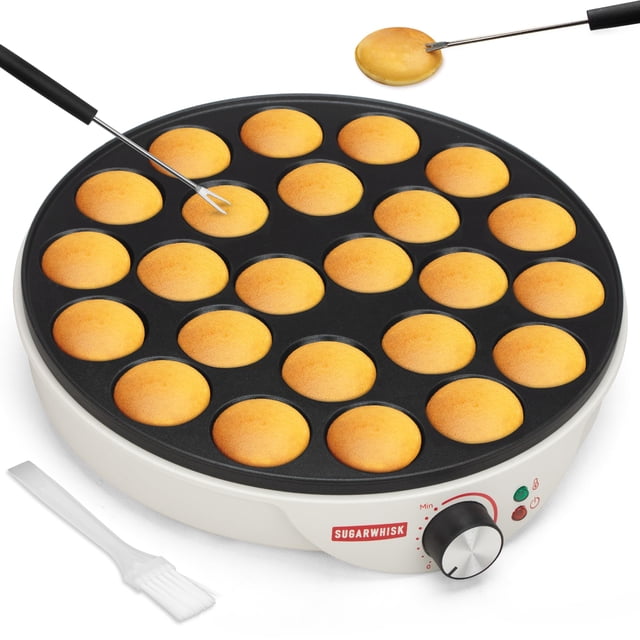 Pancake Maker SugarWhisk, 24 ranuras, minitortitas
