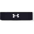 thumbnail image 2 of Under Armour Bandeau de Performance pour Hommes, Noir (001)/blanc, Taille Unique, 2 of 2