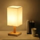 thumbnail image 5 of Lámpara de mesa de noche con la de tela Luz Zulema lámparas para dormitorio, 5 of 8