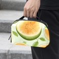 thumbnail image 2 of Cantaloupe Waterproof Oxford Cloth Hard Drive Case with Charger Pouch, PC Case, Small Travel Electronic Organizer, and Cord Organizer Travel - 5.9x9.44x3.14 in, 2 of 6