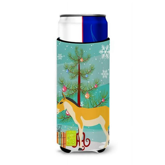 Carolines Treasures BB9221MUK Turkmenian Kulan Donkey Christmas Michelob Ultra Hugger for Slim Cans
