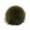Army Green, variant on Faux Fur Pompom Ball for Hats and Keychains with Press Button Attachment, 3.9 Inch Craft Accessory