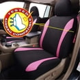 thumbnail image 4 of Car Seat Covers Front Seats and Rear Bench Air Mesh Fabric Rear Bench Split Polyester Easy Installation SUV CAR Woman Lady Femal ( Mint Full Set), 4 of 9