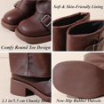 thumbnail image 4 of Slouchy Mid Calf Boots for Women,Fold over Boots,Slouchy Knee High Boots, 4 of 7