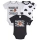 thumbnail image 1 of Gerber Body de mono NFL para niña, paquete de 3, Bengals NFL, paquete de 3, 6 meses, 1 of 1