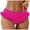 Hot Pink, variant on Huowey Women Swimwear Summer Fashion Ruffle Edge Glare Swimming Trunks Female Conservative Swim Trunks Summer Beachwear Honeymoon Cruise Trendy Wear