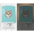 thumbnail image 2 of Checkerboard Blue Chihuahua Ceramic Night Light, 2 of 2
