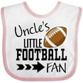thumbnail image 3 of Inktastic Uncle's Little Football Fan Boys or Girls Baby Bib, 3 of 4