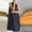 Navy, variant on Qulqfy Cotton Linen Summer Dress Maxi Sleeveless Solid Vintage V-Neck Work Button Down Beach Vacation Khaki Casual Sundresses L