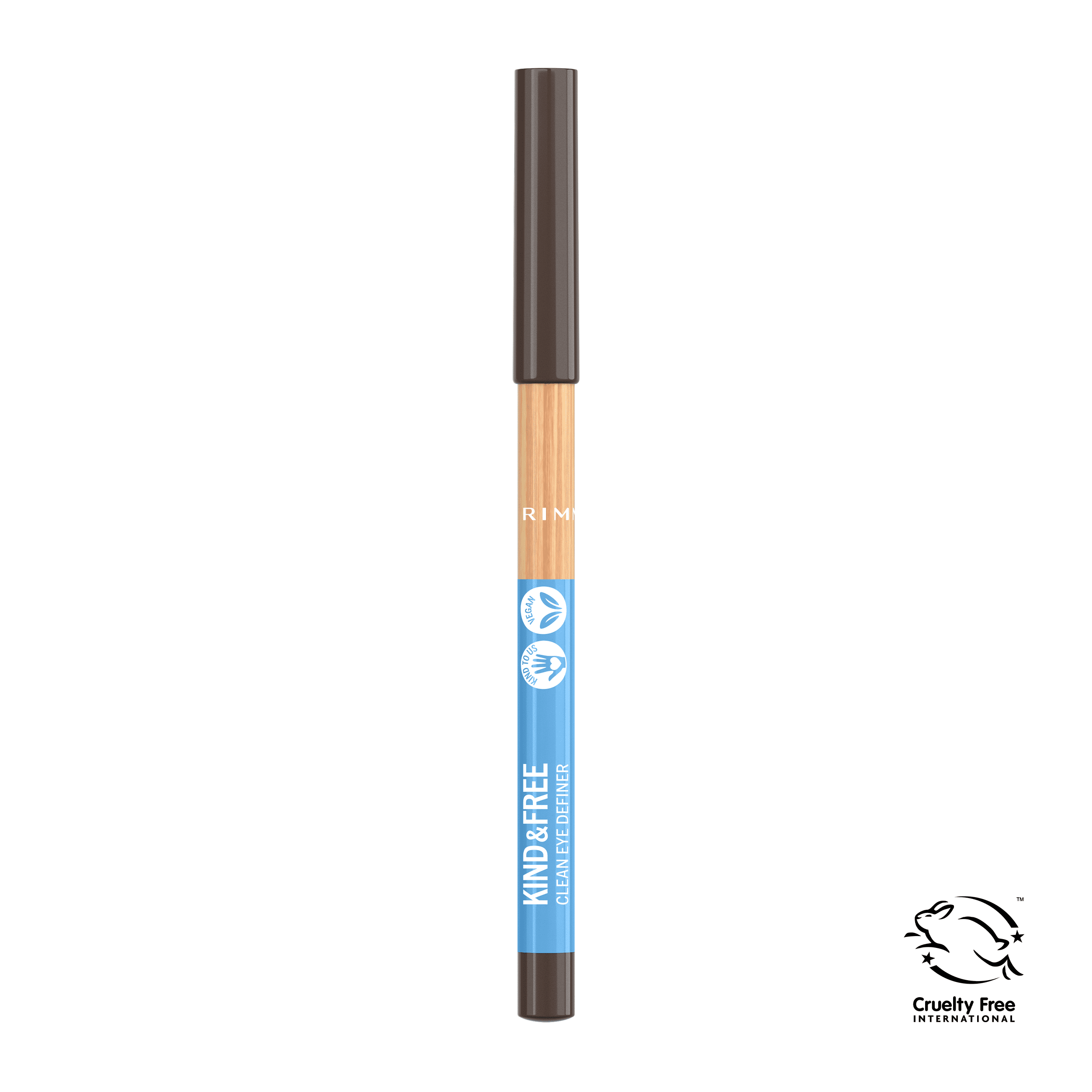 (2 pack) Rimmel Kind & Free Eyeliner Pencil, 2-Pecan, 0.35 oz