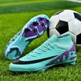 thumbnail image 2 of Botas de fútbol profesionales para hombres y niños, tacos de fútbol TF/FG, entrenamiento ultraligero de hierba de alta calidad, 2 of 5
