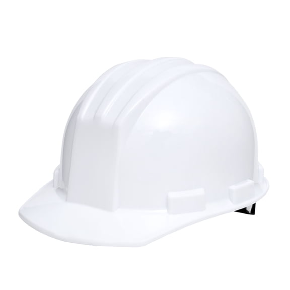 Safe Handler Impact Pro Safety Hard Hat, 4 Point Ratchet Suspension, White (Pack of 1)