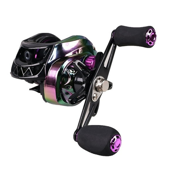 Colorful Baitcasting Fishing Reel High Speed Ratio 7.2:1 Braking For Force 8Kg