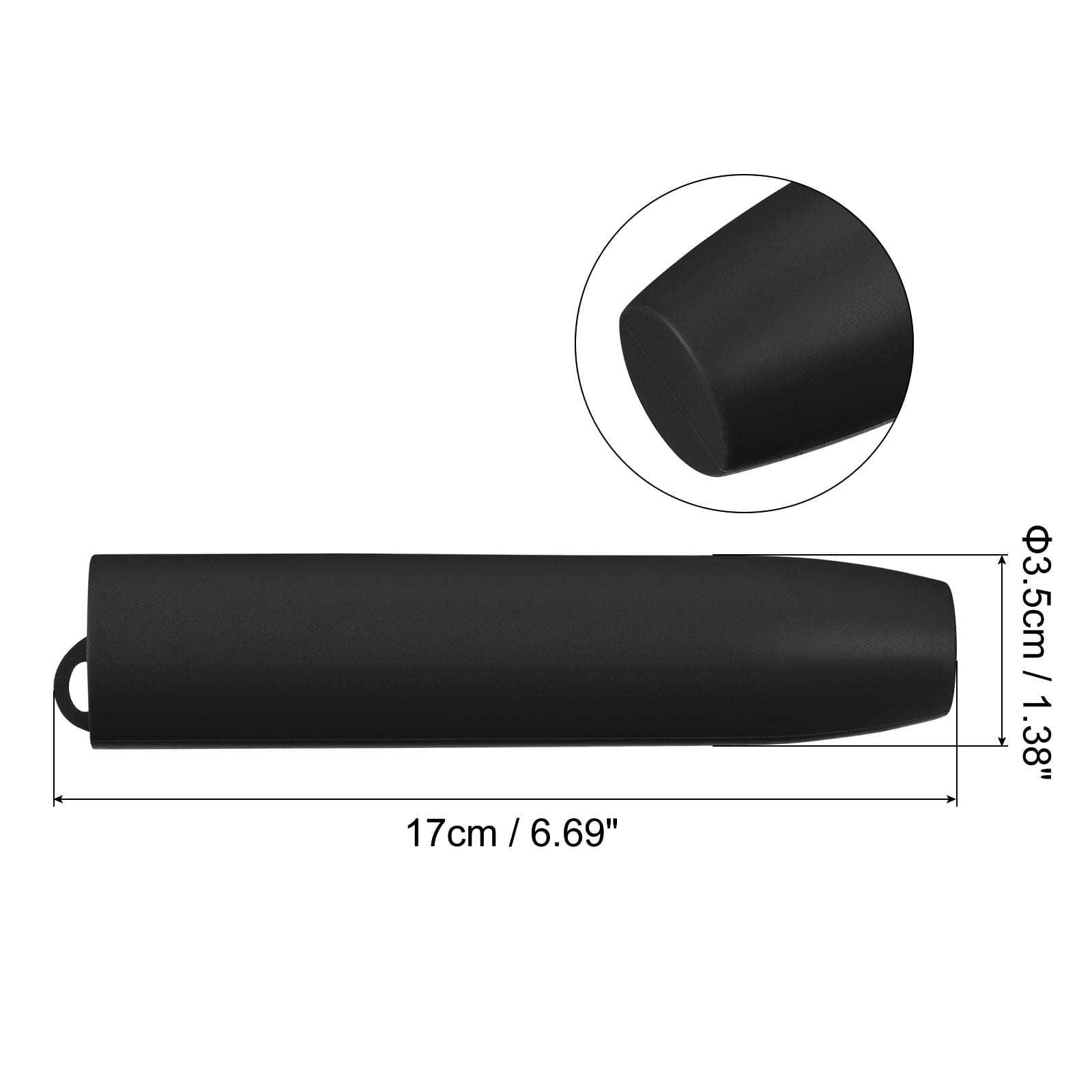 Unique Bargains Ceramic Fruit Potato Slicer Peeler Cutter Tool 6.69" x 1.38" Black