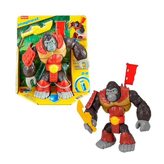 Figura de Acción Imaginext Mundo Aventura Gorila Samurai