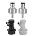 thumbnail image 1 of De acero inoxidable con lengüeta para bloqueo de bola, conector de tapa de carbonatación, accesorios para elaboración de cerveza, 1 of 5