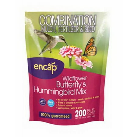 ENCAP LLC Butterfly & Hummingbird Flower Mulch Seed (Best Plants For Butterflies And Hummingbirds)