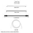 thumbnail image 2 of Quroko Coffee Machine Milk Hose Set, Silicone Milk Hose for Espresso Makers, Cappuccino Machines, and Latte Systems (Model D), 2 of 7