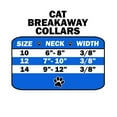 thumbnail image 2 of Mirage Pet Velvet Breakaway Cat Collar Black 10, 2 of 6