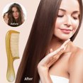 thumbnail image 4 of Peine de Sándalo Verde Natural, Diseño Ergonómico con Mangos Suaves, Ideal para Uso Diario y Viajes, Regalo Perfecto para Hombres y Mujeres, Promueve Cabello Saludable y Reduce el Estrés, Incluye, 4 of 6