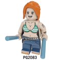 thumbnail image 4 of Sajy 8pcs One Piece Luffy Sauron Sanji Assembled Building Block Minifigure Toys, 4 of 5