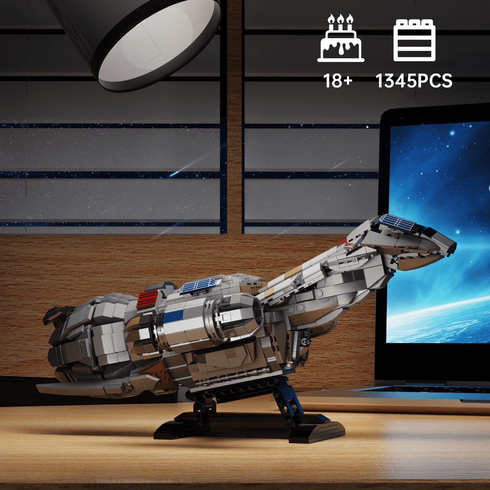 Firefly Spaceship Building Blocks Sets Space Aircraft Mode Toy Set Compatible with Lego Creative Bricks Building Toys for Adults Aged 8+