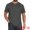 Dark Gray, variant on DARING DIVA Men's Henley Breathable Short Sleeve Button Down T-Shirt M Light Blue
