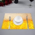 thumbnail image 2 of MKHERT Beer Bubbles Placemats Table Mats for Dining Room Kitchen Table Decoration 12x18 inch,Set of 4, 2 of 4